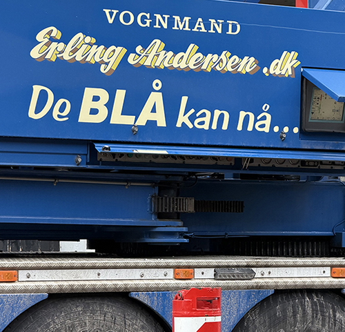 Blå kran